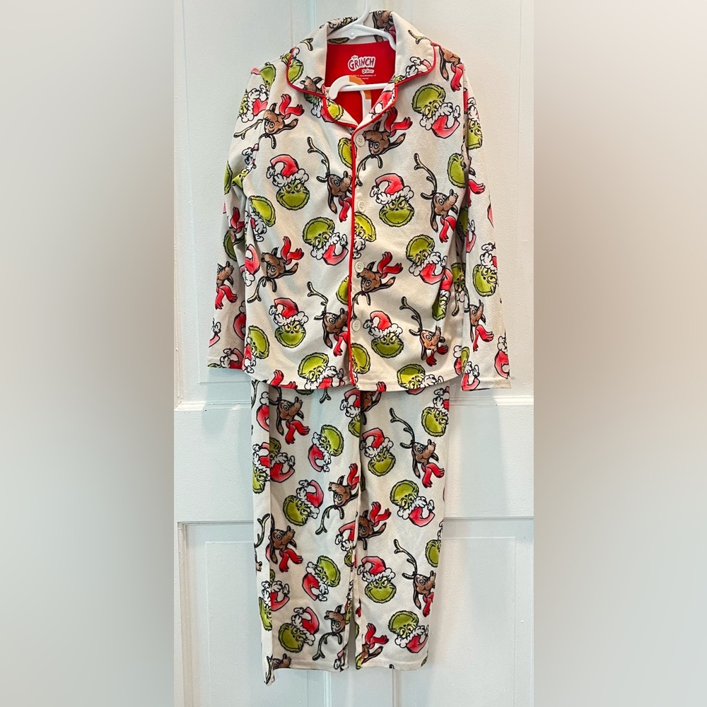 Grinch Christmas Pajama Set